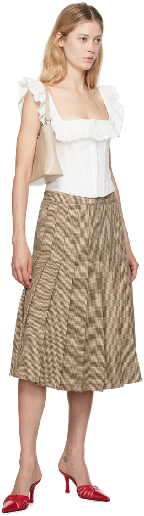 PARIS TEXAS Nadia 85 Lizard Print Leather Mules In Red