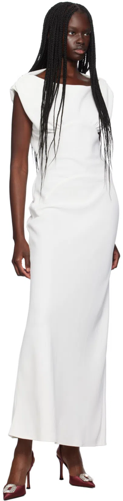 AMINA MUADDI 95mm Pointed-toe Satin Slingback Pumps In Brown