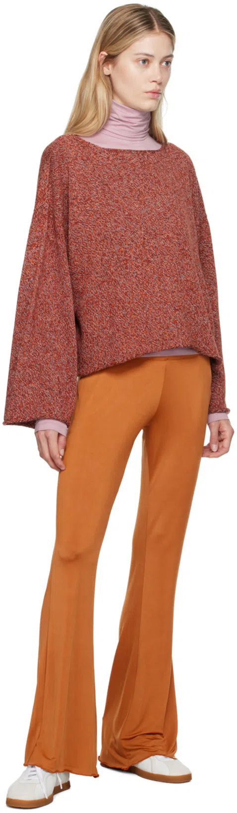 GIMAGUAS Pantalone Olimpia In Poliestere Stretch Bronzo Donna In Orange