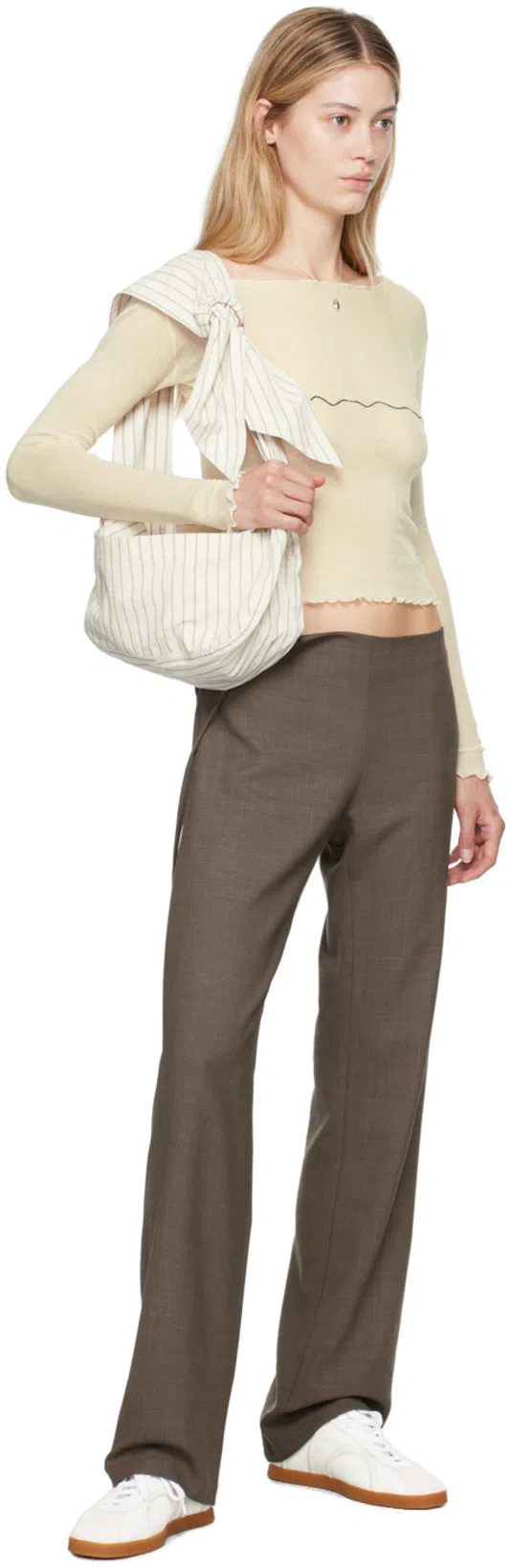 TOTÊME Toteme Leather Sneakers In White