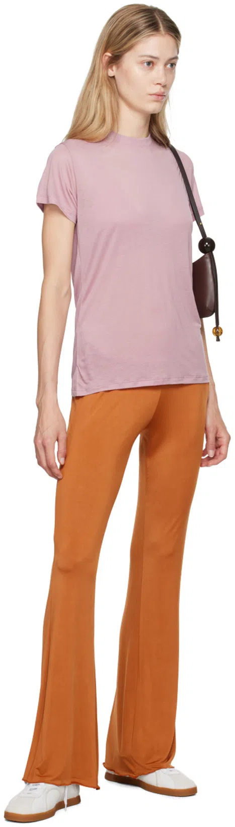 GIMAGUAS Pantalone Olimpia In Poliestere Stretch Bronzo Donna In Orange