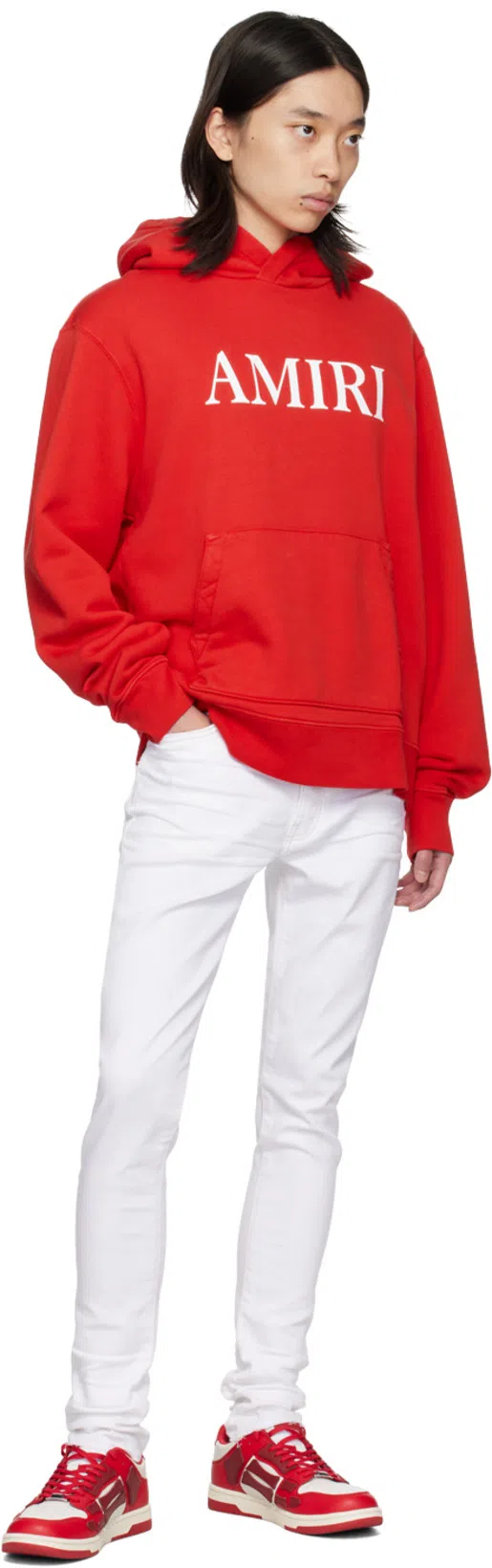 AMIRI Mens Black Paradise Stretch-cotton Jersey T-shirt