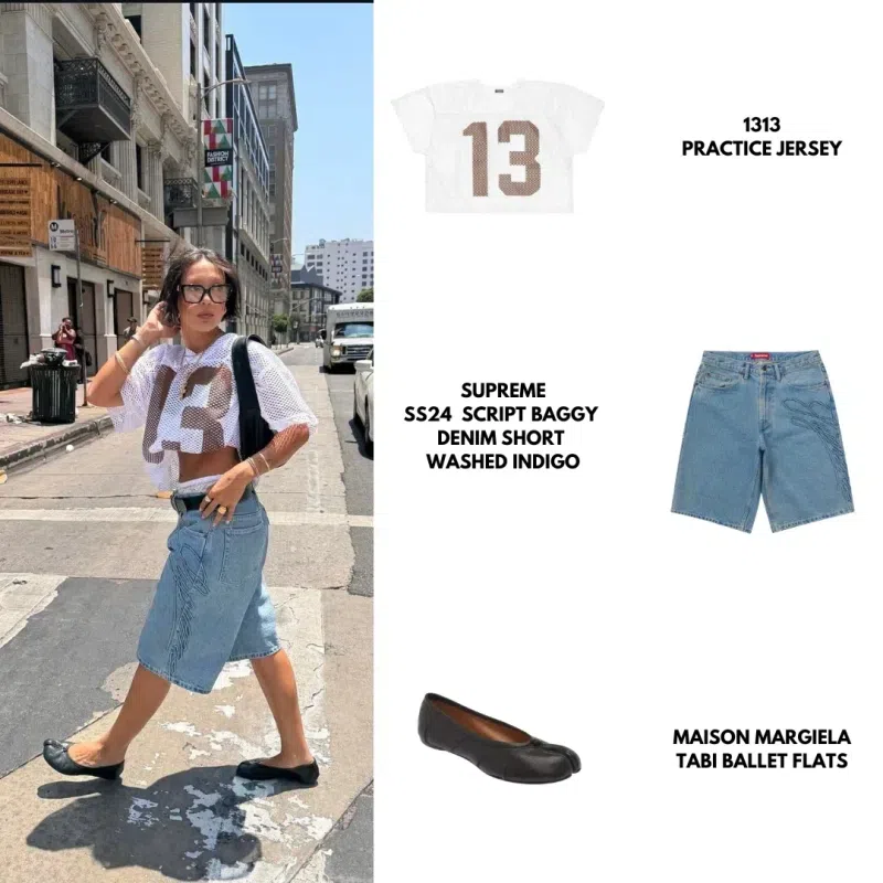 MAISON MARGIELA Tabi Leather Ballerina Flats In Black