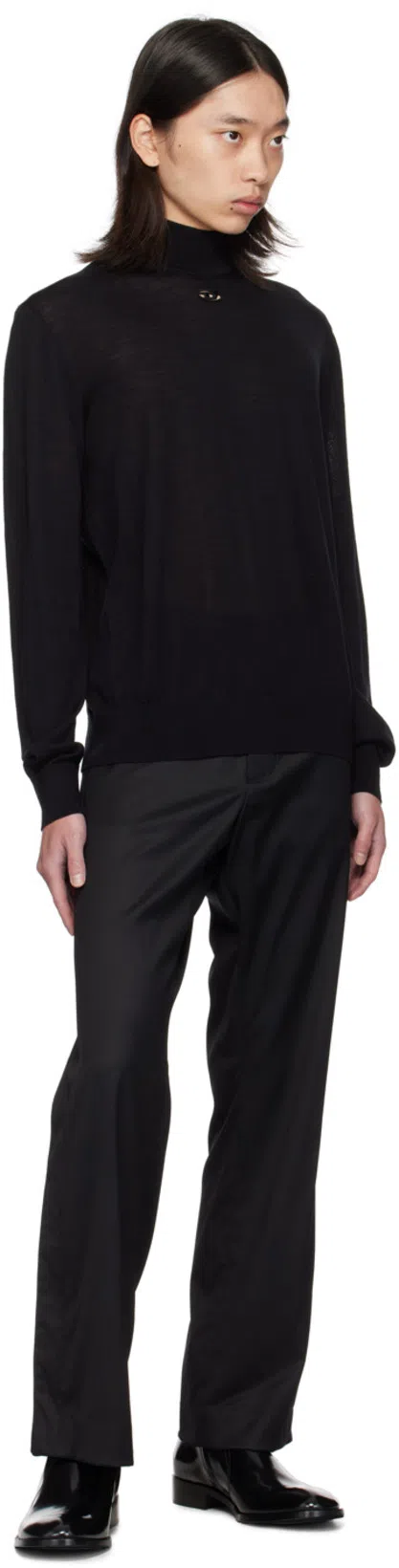 MAISON MARGIELA Tabi Toe Ankle Boots In Black