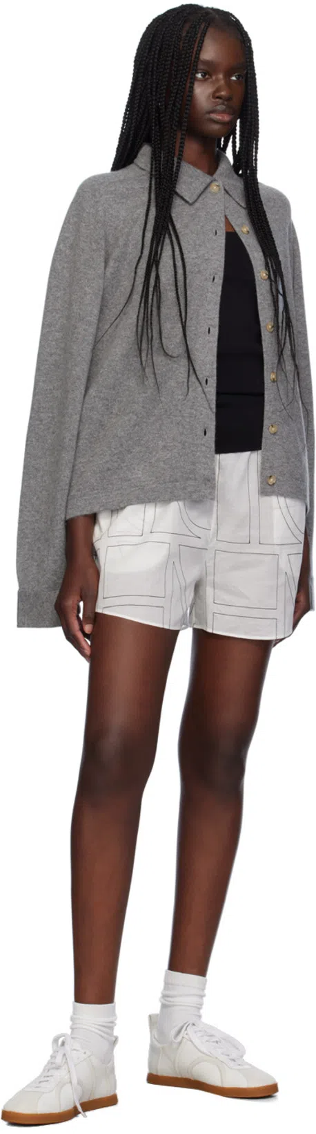 TOTÊME Toteme Leather Sneakers In White