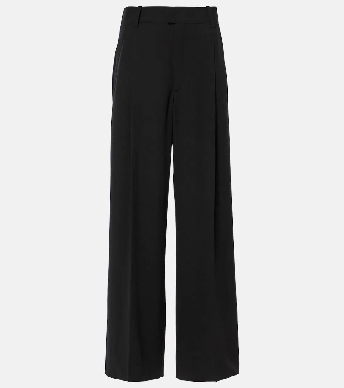 ISABEL MARANT 'romina' Grey High Waist Pants With Check Motif