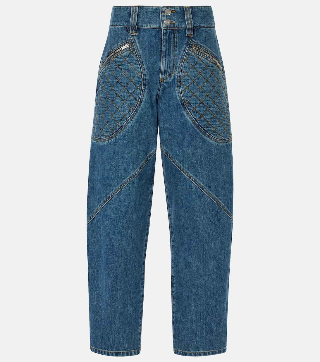 ISABEL MARANT Lonea Ruched Short-sleeve Top In Animal Print