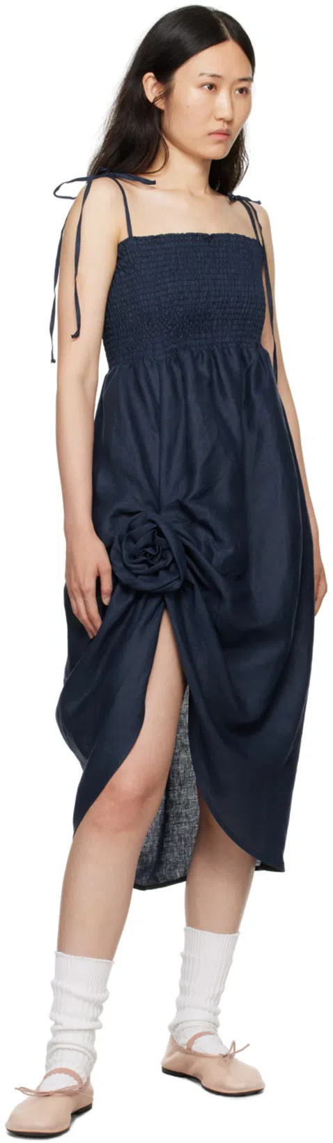 PROENZA SCHOULER Glove Mesh Mary Jane Flats In Blush