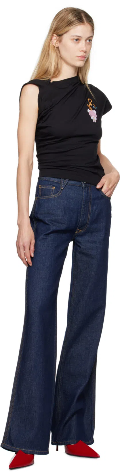 ACNE STUDIOS Red Leather Heels In Ack Red