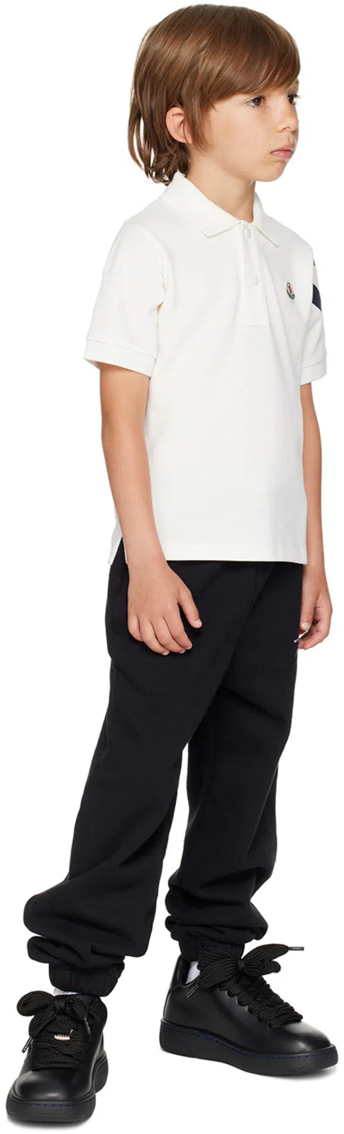 BURBERRY Black Sneakers With Textured Rubber Sole In Gray