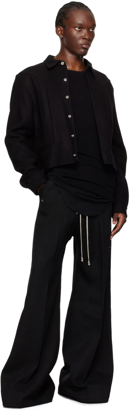 RICK OWENS Dark Green Tractor Ankle Boots With Elastic Gussets