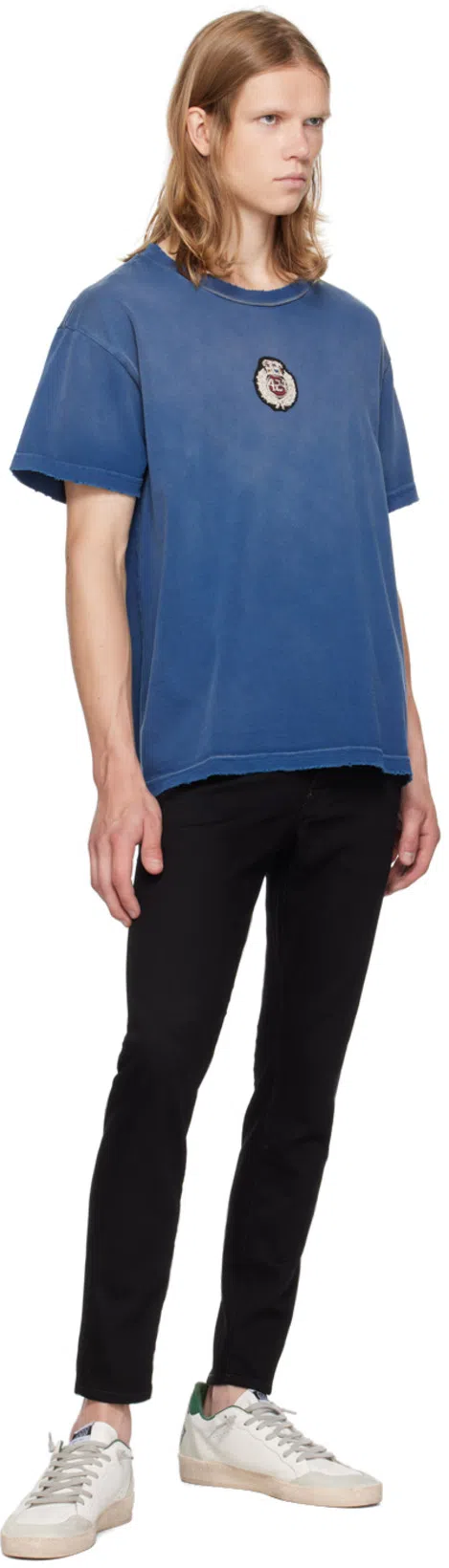 DSQUARED2 Cotton Cargo Trouser With Logo Patch In Black