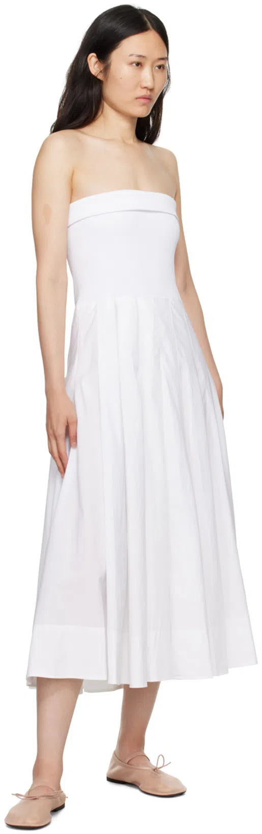 PROENZA SCHOULER Glove Mesh Mary Jane Flats In Blush