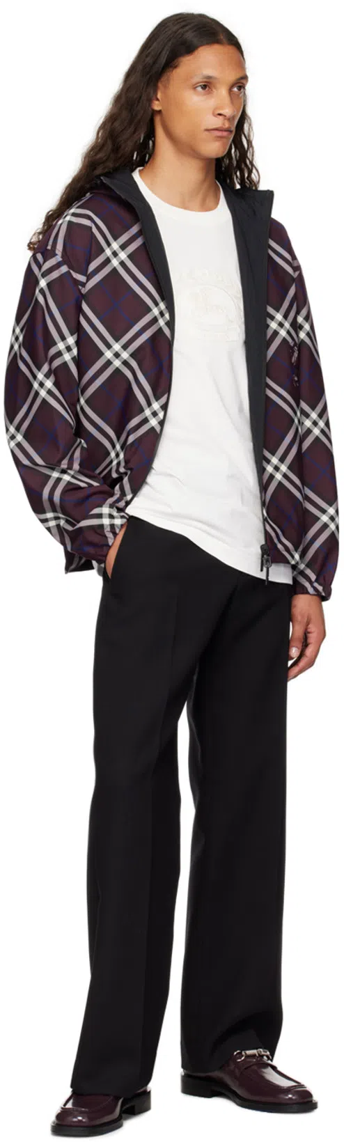 BURBERRY Black Three-pocket Trousers