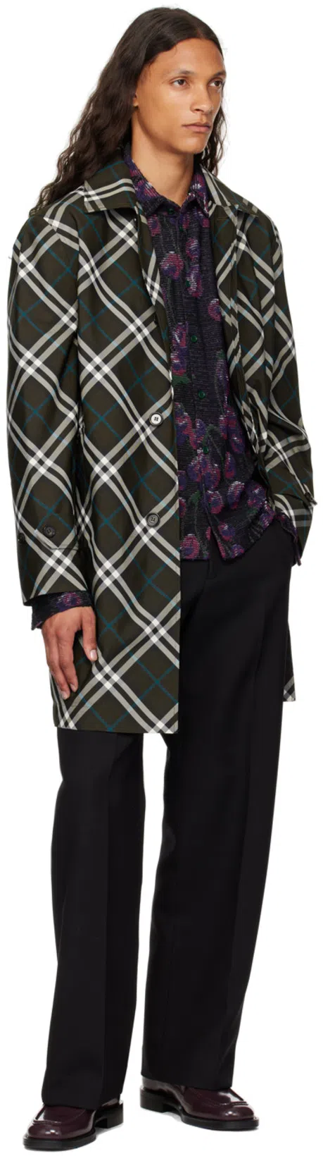 BURBERRY Black Three-pocket Trousers