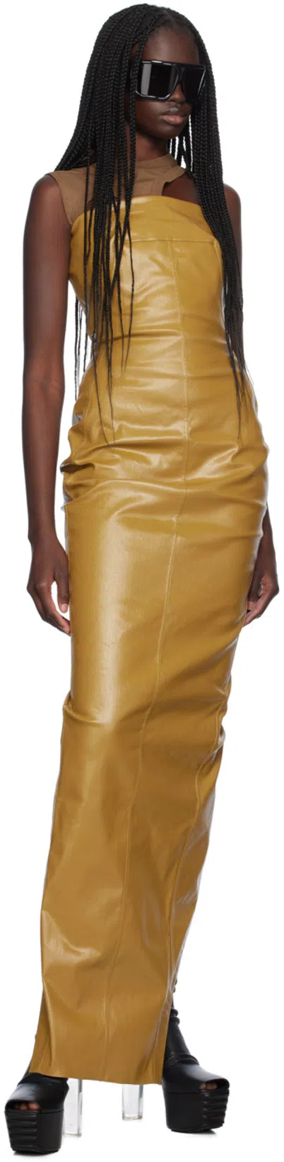 RICK OWENS 135mm Platform Boots In Grau