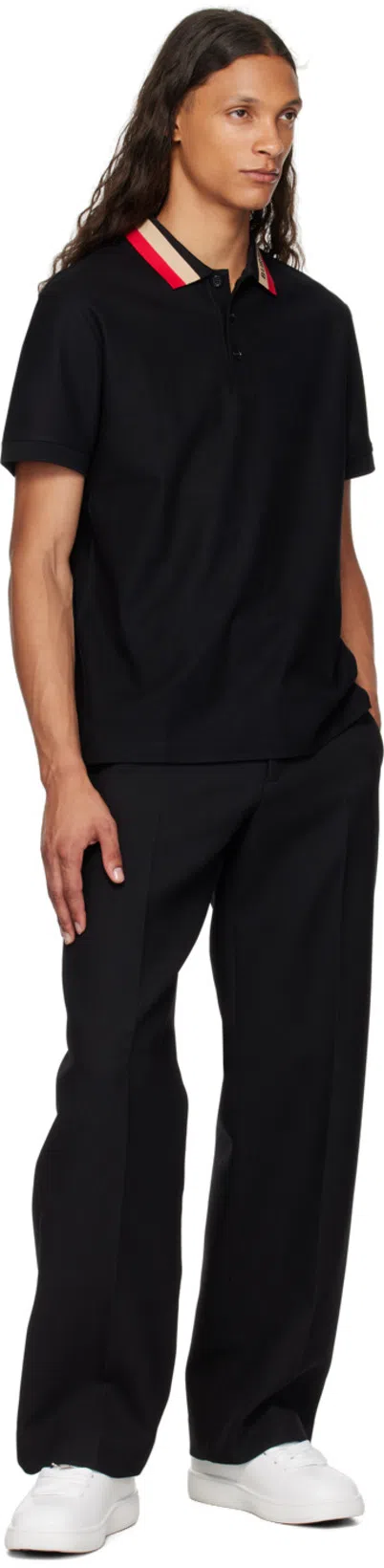 BURBERRY Black Three-pocket Trousers