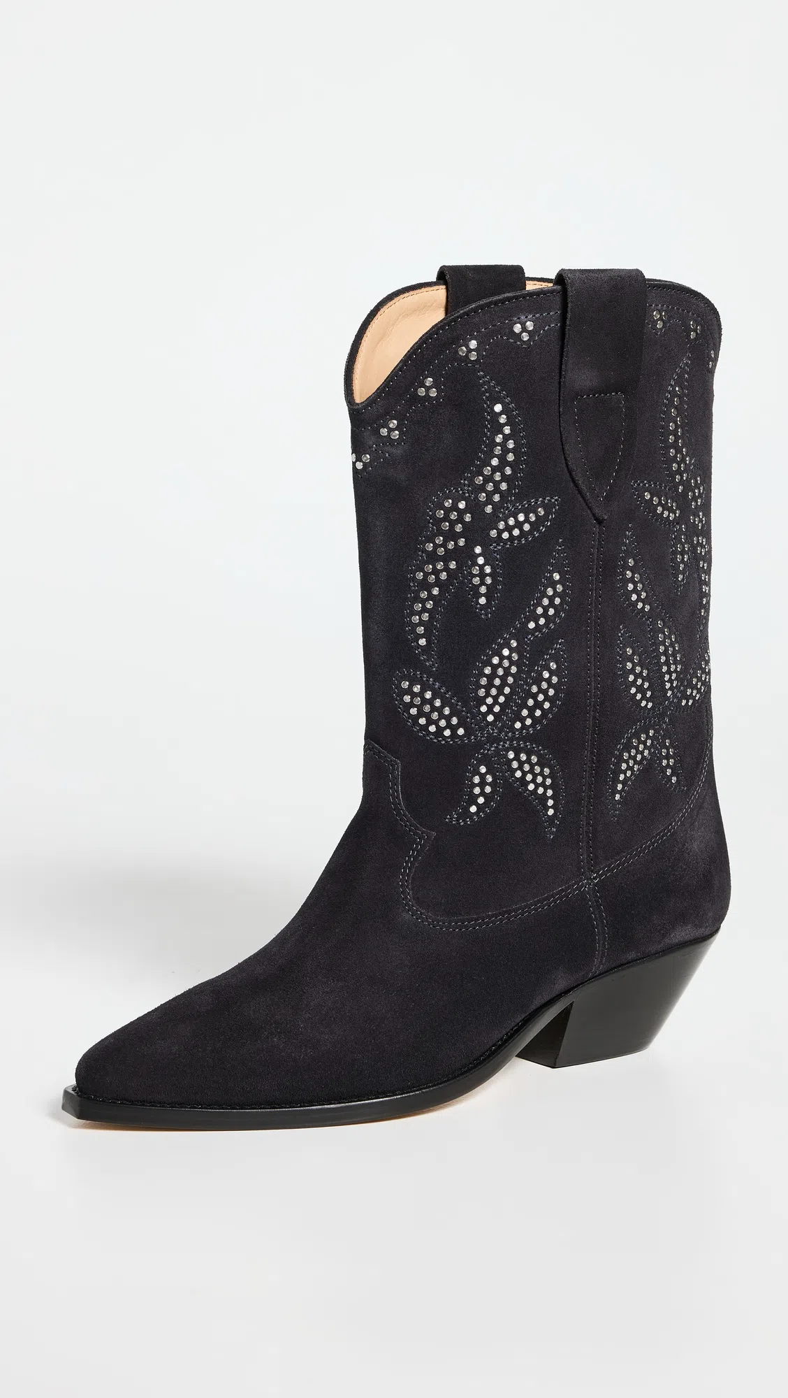 ISABEL MARANT Duerto Texan Boots With In Blue