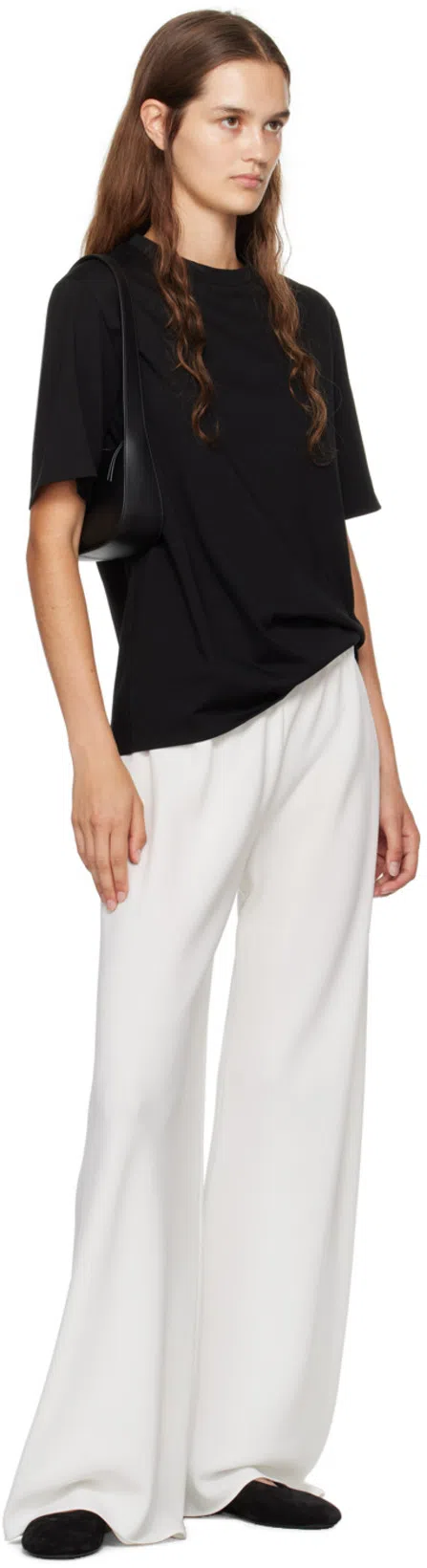 THE ROW Short-sleeved T-shirt In Black