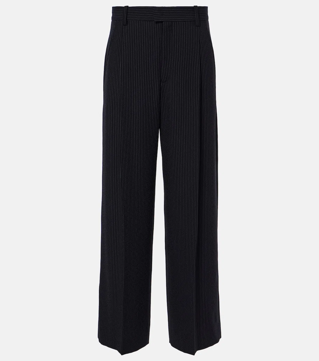 ISABEL MARANT 'romina' Grey High Waist Pants With Check Motif