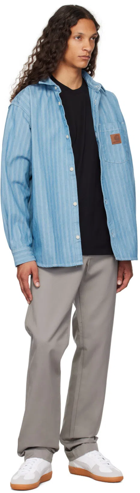 CARHARTT American Script Embroidered Logo T-shirt In Black