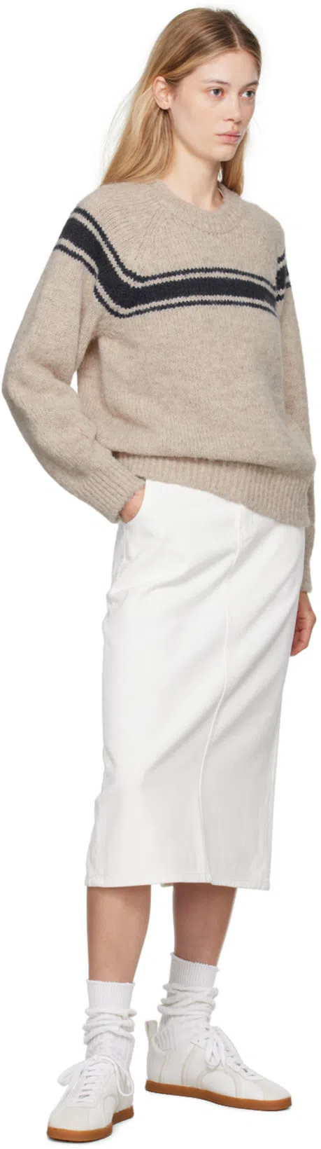 TOTÊME Toteme Leather Sneakers In White