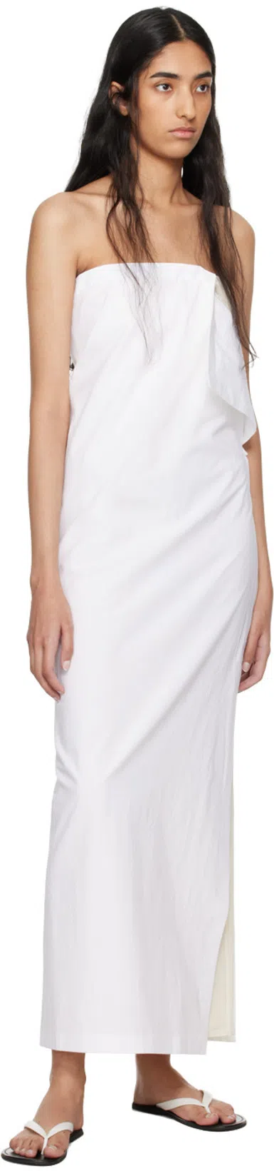 THE ROW Round Head Flat-bottom Flip Flops In Black