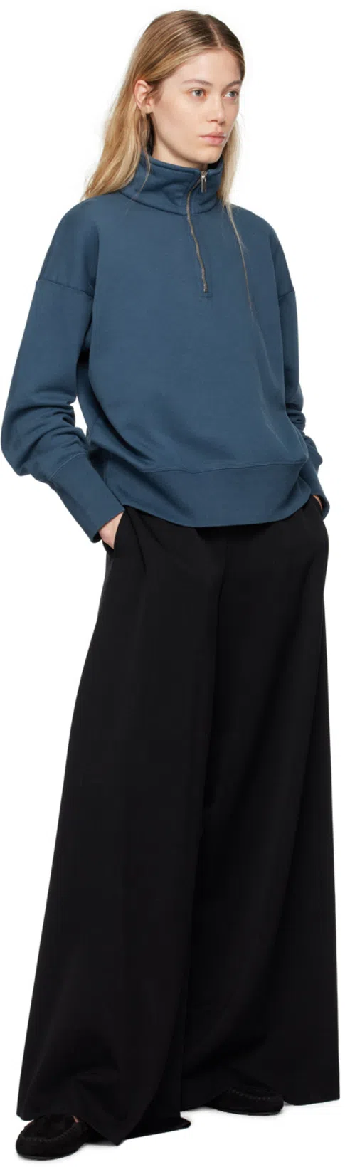 THE ROW Women's Dela Pants In Black