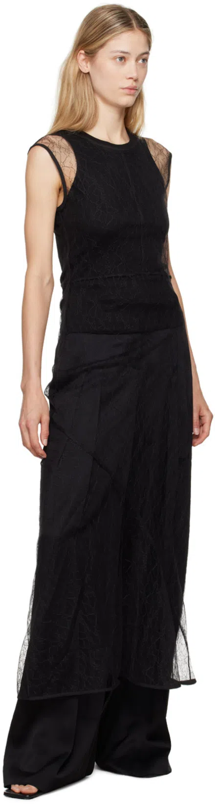 TOTÊME The Strappy Lizard-effect Leather Sandals In Black