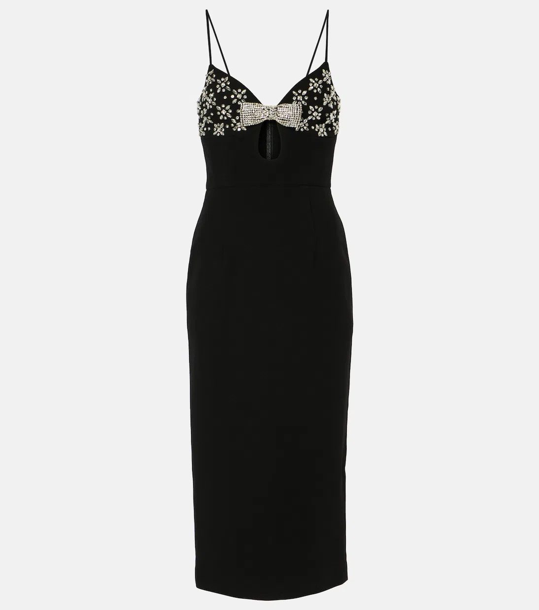 REBECCA VALLANCE X Nicky Hilton Valor Midi Dress In Black