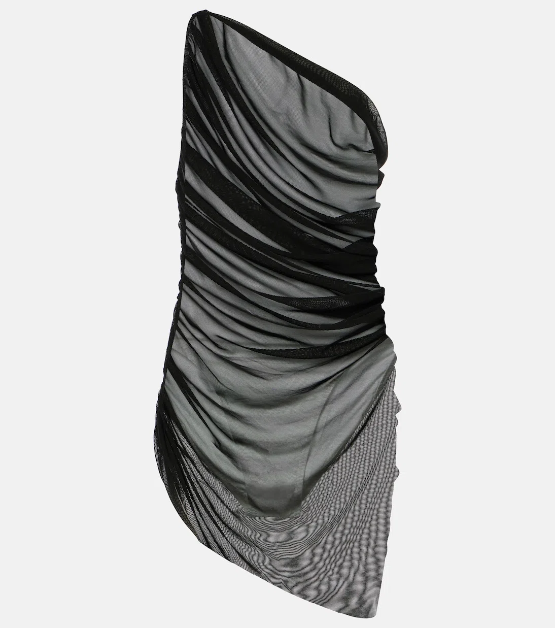 ACNE STUDIOS Distortion Mini Leather Shoulder Bag In Black