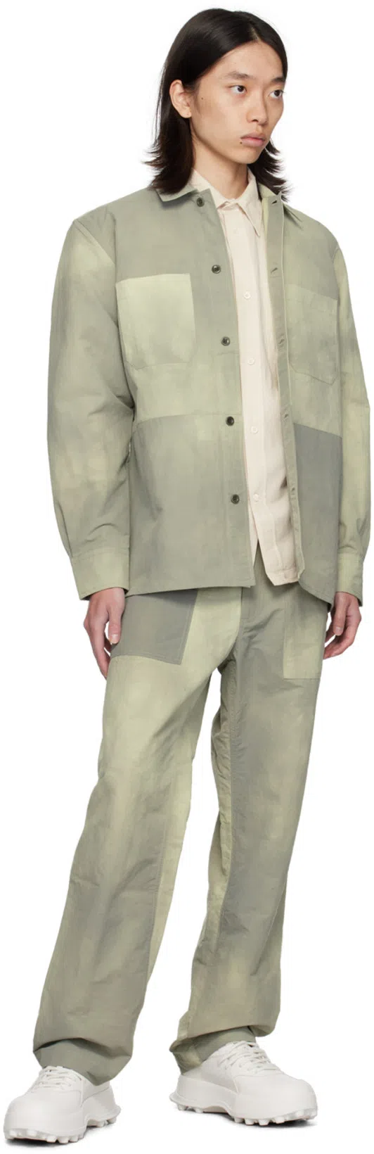 JIL SANDER Leather Sneakers In White