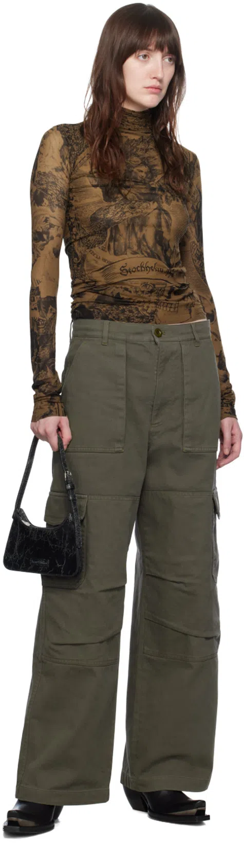 ACNE STUDIOS Platt Micro Shoulder Bag In Black