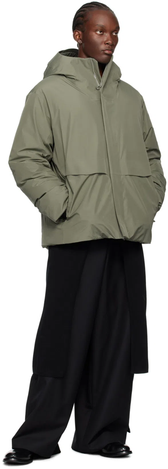 DRIES VAN NOTEN Wide-leg Tailored Trousers In 900 Black