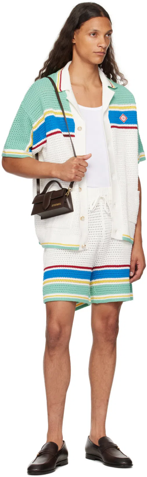 FERRAGAMO Brown Gancini Ornament Loafers In T.moro