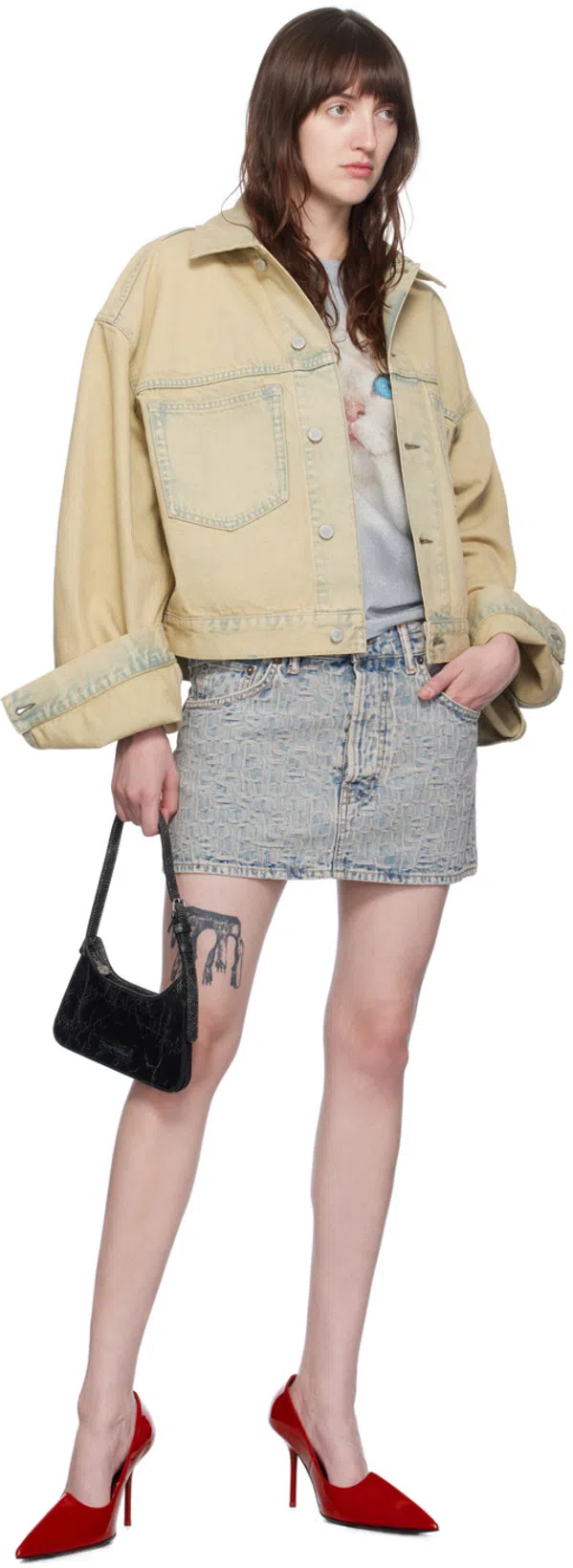 ACNE STUDIOS Platt Micro Shoulder Bag In Black