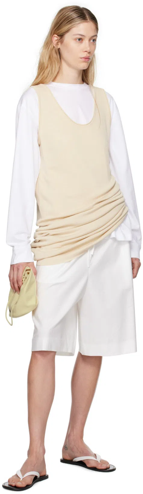 THE ROW Round Head Flat-bottom Flip Flops In Black