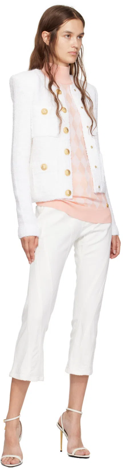 TOM FORD Silver Nappa Padlock Pointy Naked Heeled Sandals