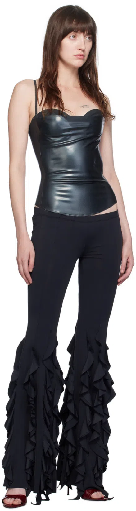 PARIS TEXAS Brown Lidia Mules In Animal Print