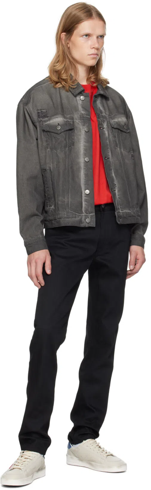 AMIRI Mens Red Ma Core Short-sleeves Relaxed-fit Cotton-jersey T-shirt