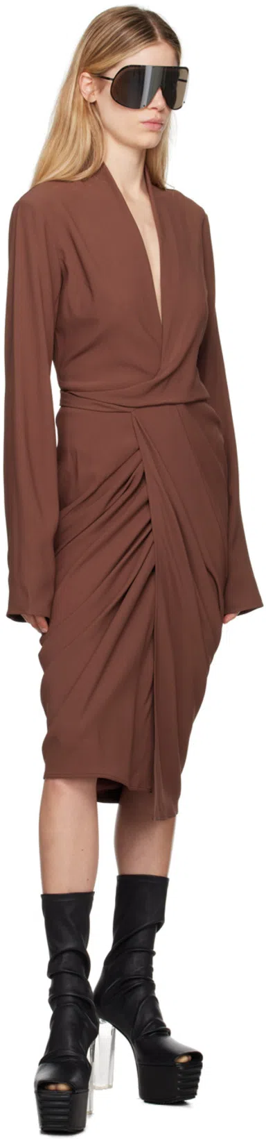 RICK OWENS 135mm Platform Boots In Grau