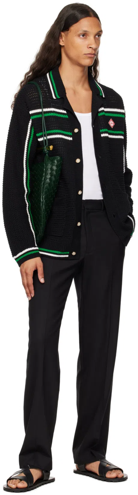 JIL SANDER Low Sandal. In Black