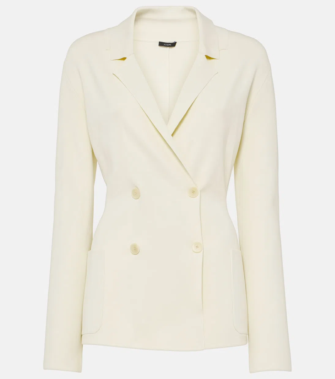 TOTÊME Minimalist Croc-embossed Patent Leather Ballerina Flats In Neutral