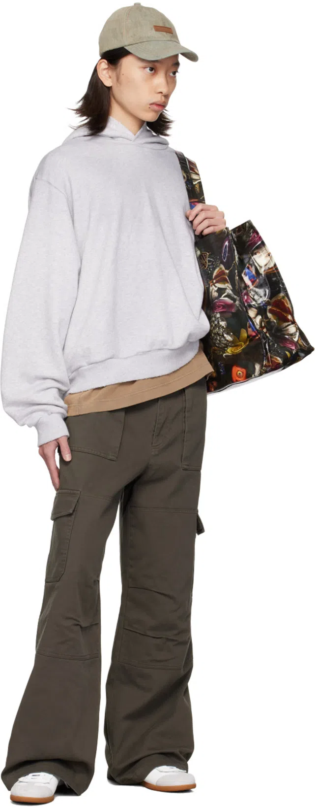 ACNE STUDIOS Melange Hoodie Logo Ci0159co R 92h In White