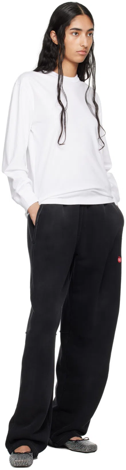 ALEXANDER WANG Satin Ballerinas With All-over Rhinestones In Animal Print