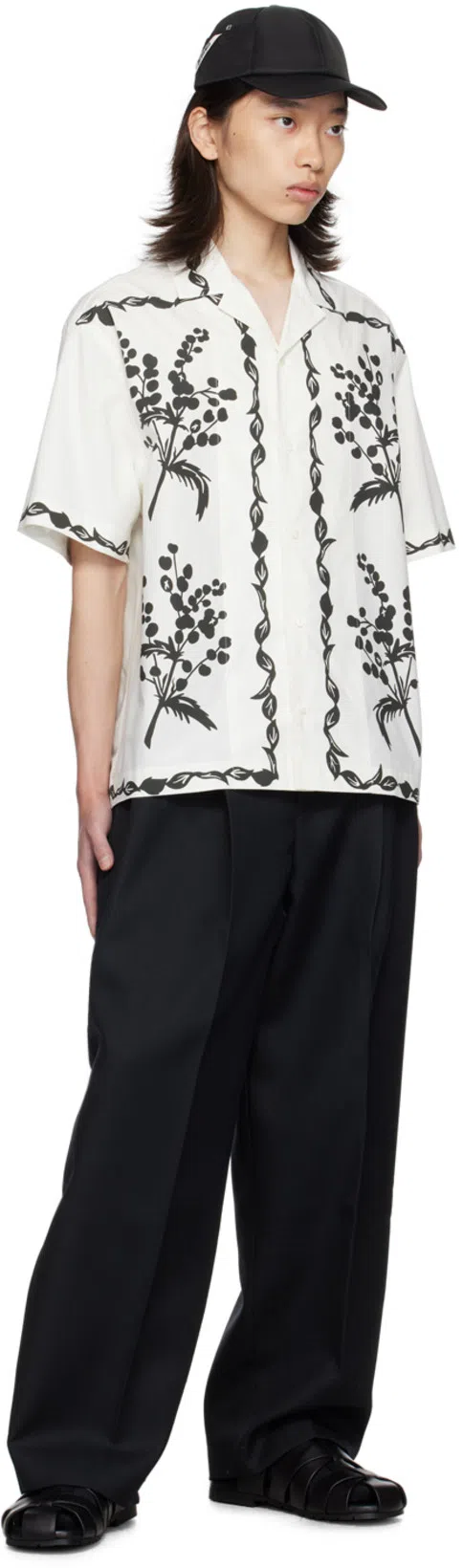 JACQUEMUS La Chemise Jean Printed Cotton Bowling Shirt In Multi