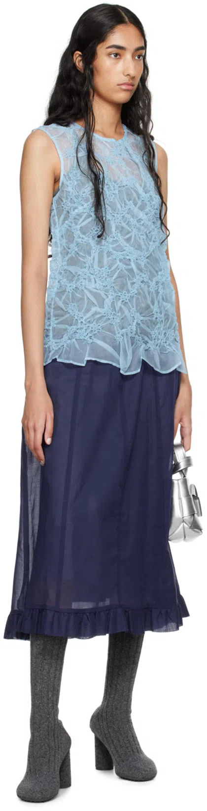 FAX COPY EXPRESS Gray 'the Thin Halter' Tank Top In Grey