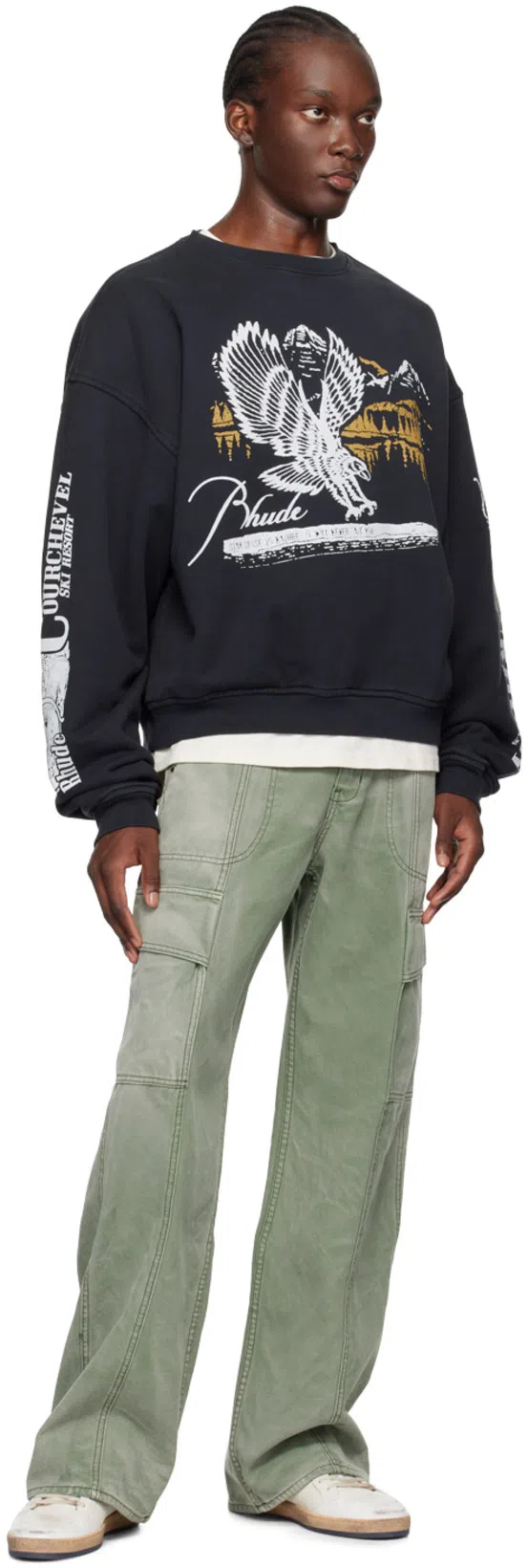 GOLDEN GOOSE Ballstar White Low Top Sneakers With Star Patch On The Side And Maxi Lettering On The Rear In Leathe