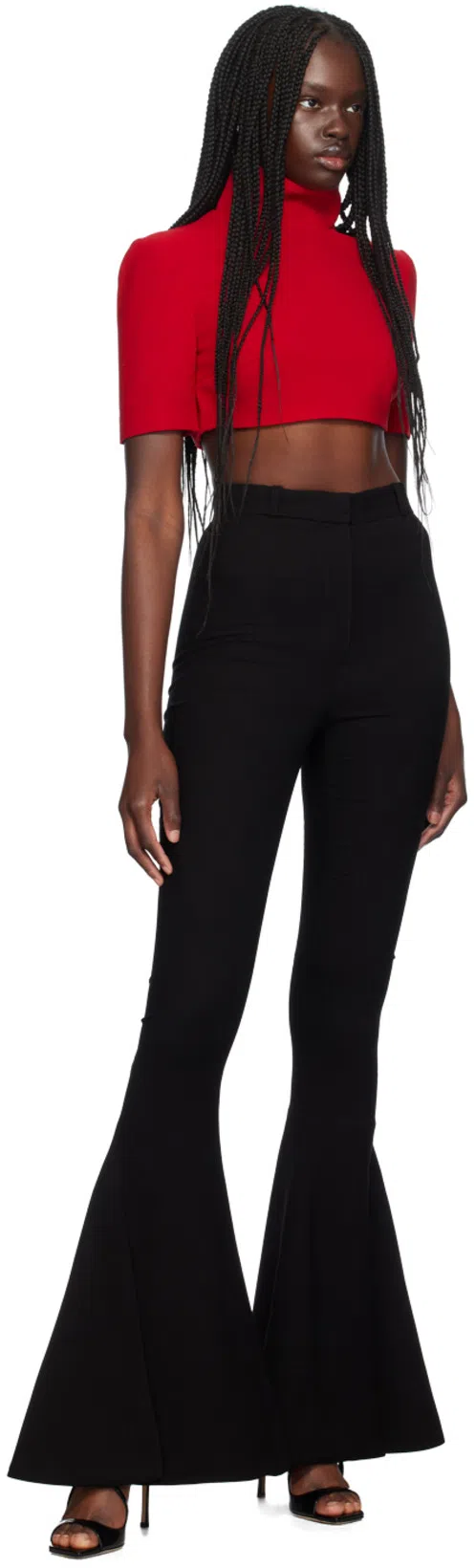 JIMMY CHOO Azia Strappy Square Toe Sandals In Black