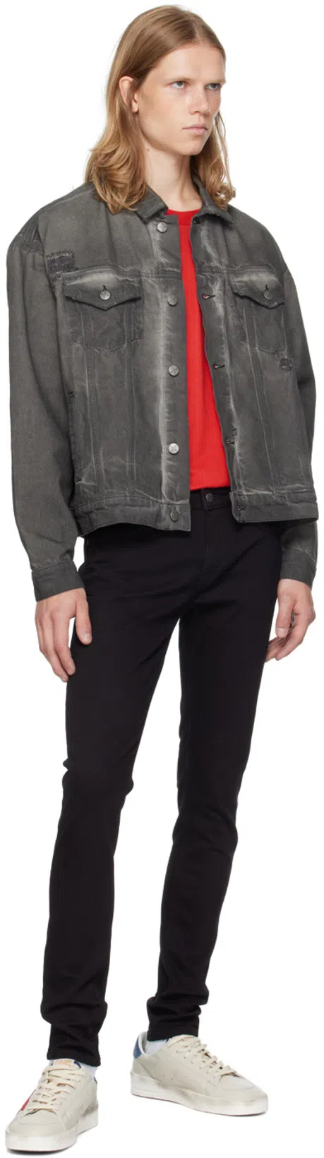 AMIRI Mens Red Ma Core Short-sleeves Relaxed-fit Cotton-jersey T-shirt